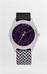Q&Q高透亚克力镜面紫色表面波浪拼色表带时尚SOLAR光能防水手表